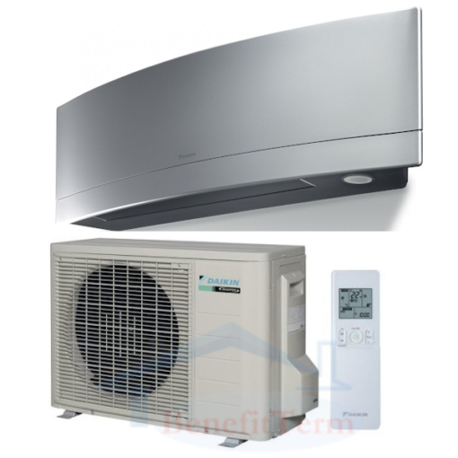 Daikin Emura FTXJ35MS+RXJ35M 3,5 kW stříbrná