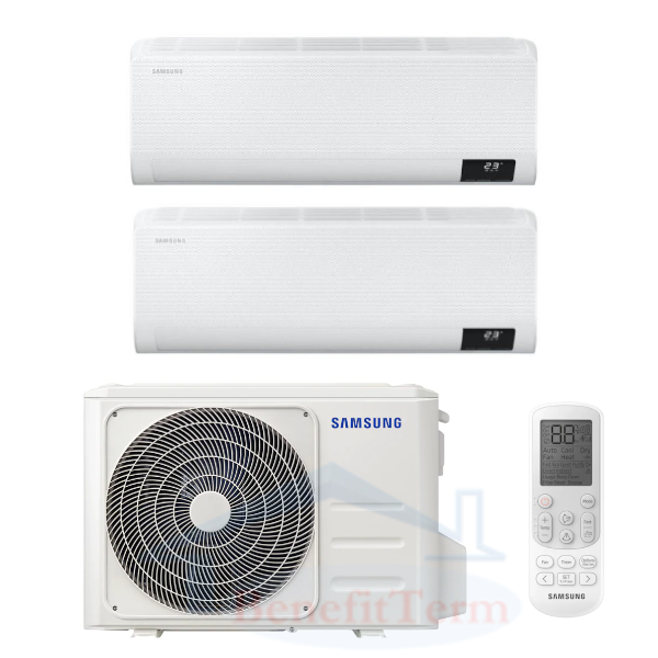 Samsung Wind-Free Comfort multisplit 2x1 (2,5 kW + 3,5 kW) včetně montáže