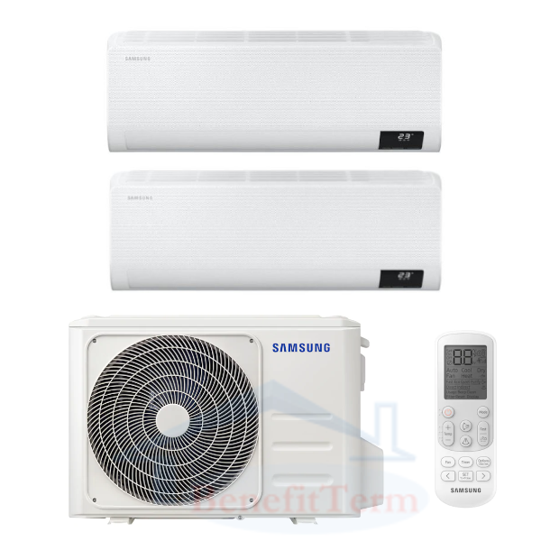 Samsung Wind-Free Comfort multisplit 2x1 (2x 2,5 kW) včetně montáže