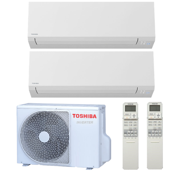 Toshiba Shorai Edge multisplit 2x1 (2x 3,5 kW) včetně montáže